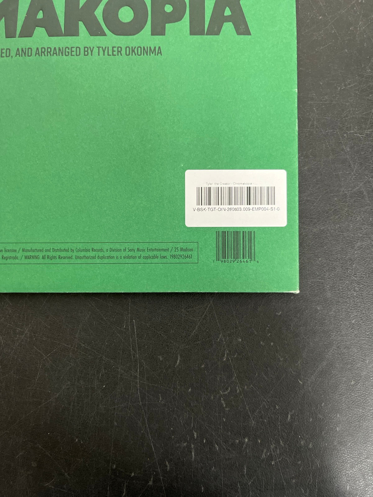 BACK_BR - Tyler, the Creator - Chromakopia 180gm Deluxe Opaque White Vinyl USED NOT TESTED