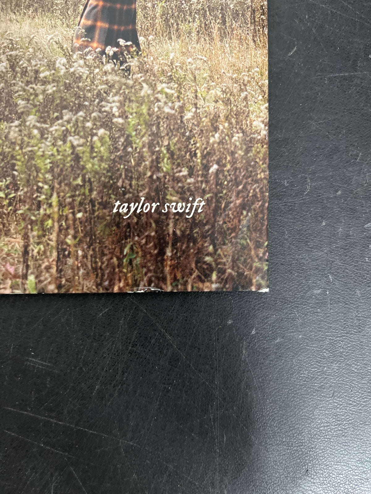 BACK_BR - Taylor Swift - Evermore LE Translucent Red Etched Vinyl USED NOT TESTED