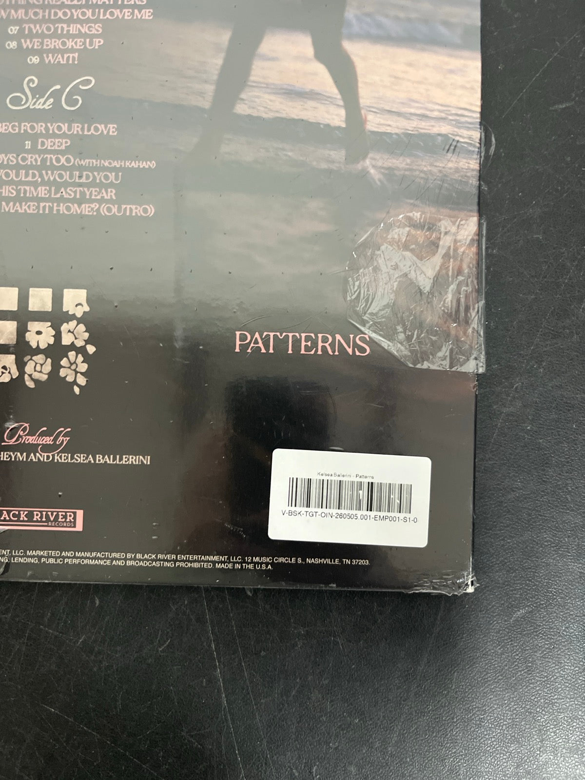 BACK_BR - Kelsea Ballerini - Patterns LE Uncharted Waters Vinyl USED NOT TESTED