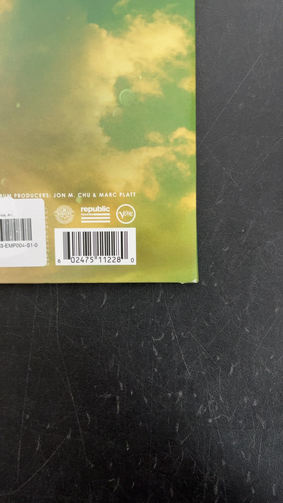 BACK_BR - Wicked OST LE Etched Green and Pink Splatter Vinyl USED NOT TESTED