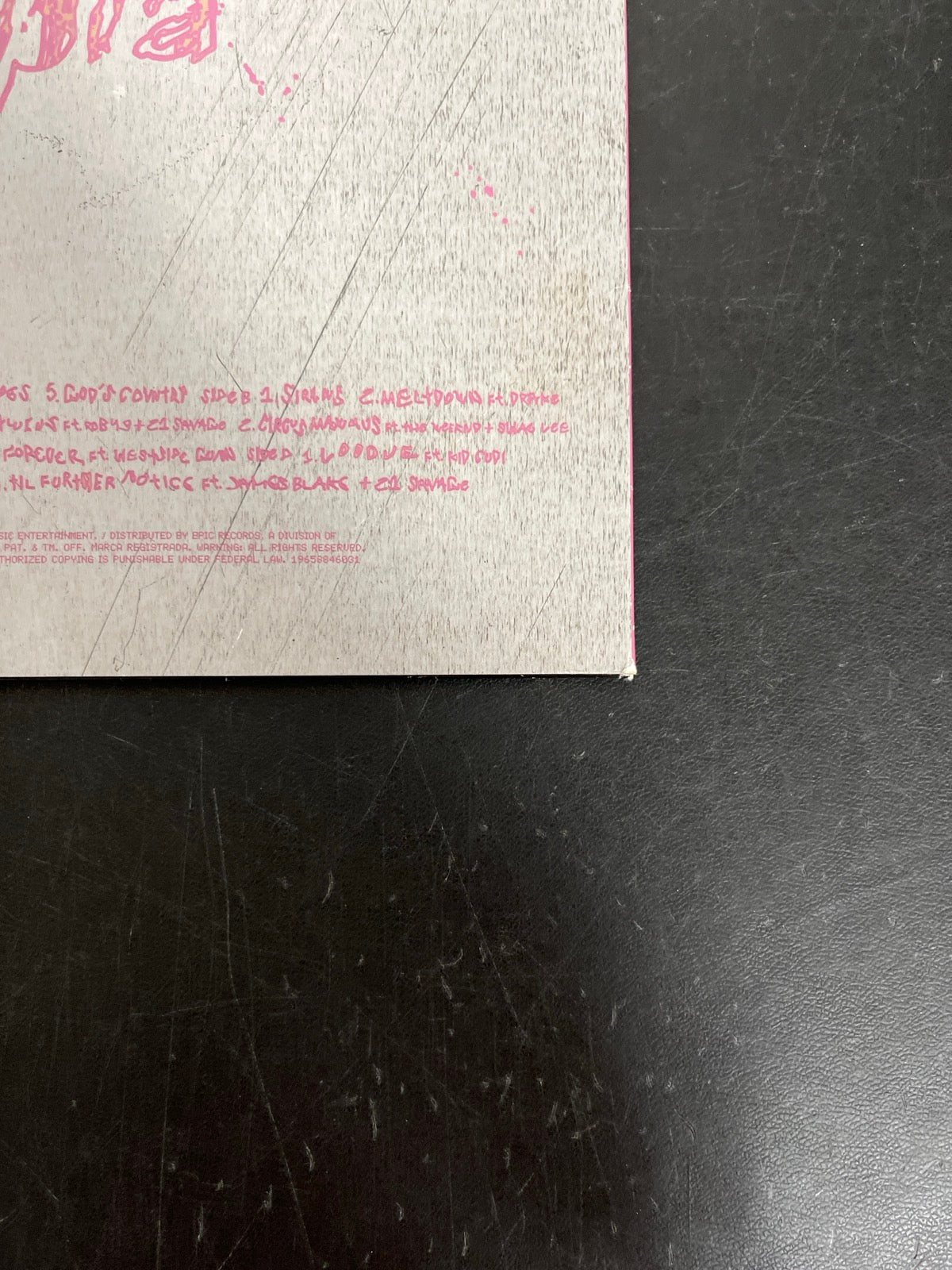 BACK_BR - Travis Scott - UTOPIA Vinyl USED NOT TESTED
