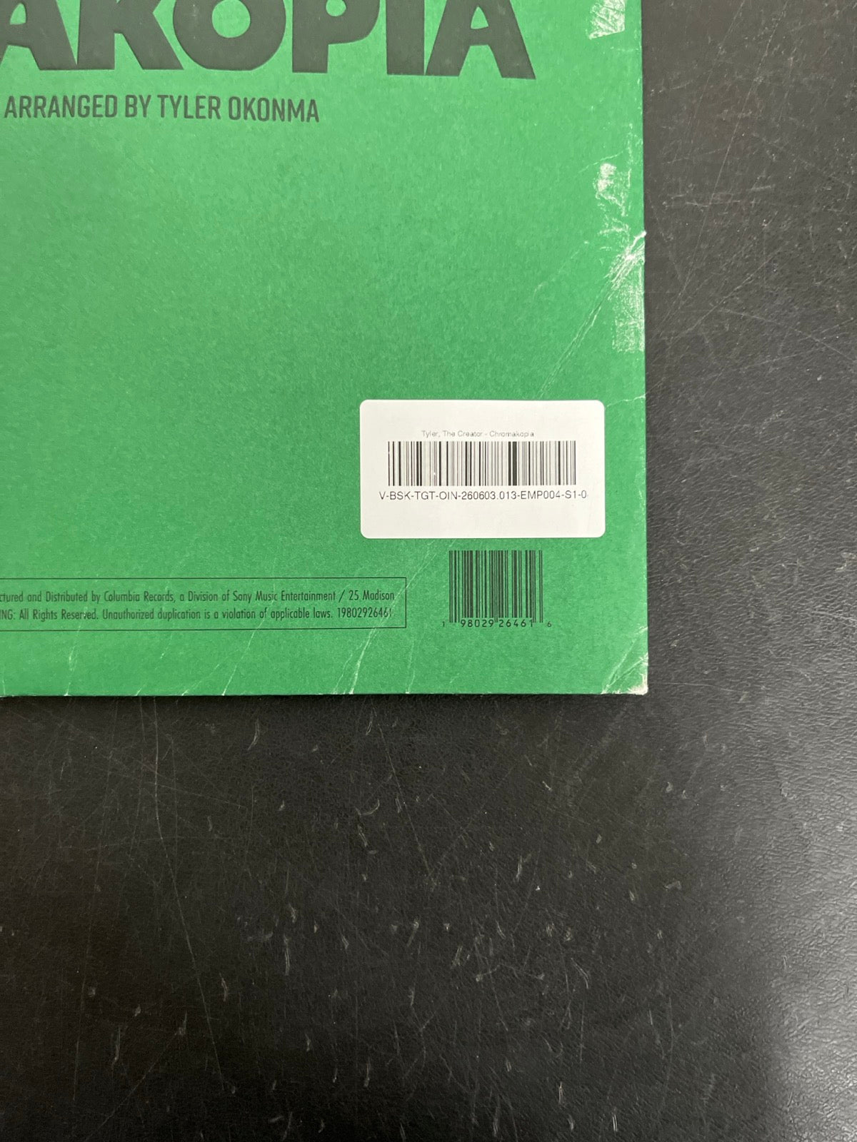 BACK_BR - Tyler, the Creator - Chromakopia 180gm Deluxe Opaque White Vinyl USED NOT TESTED