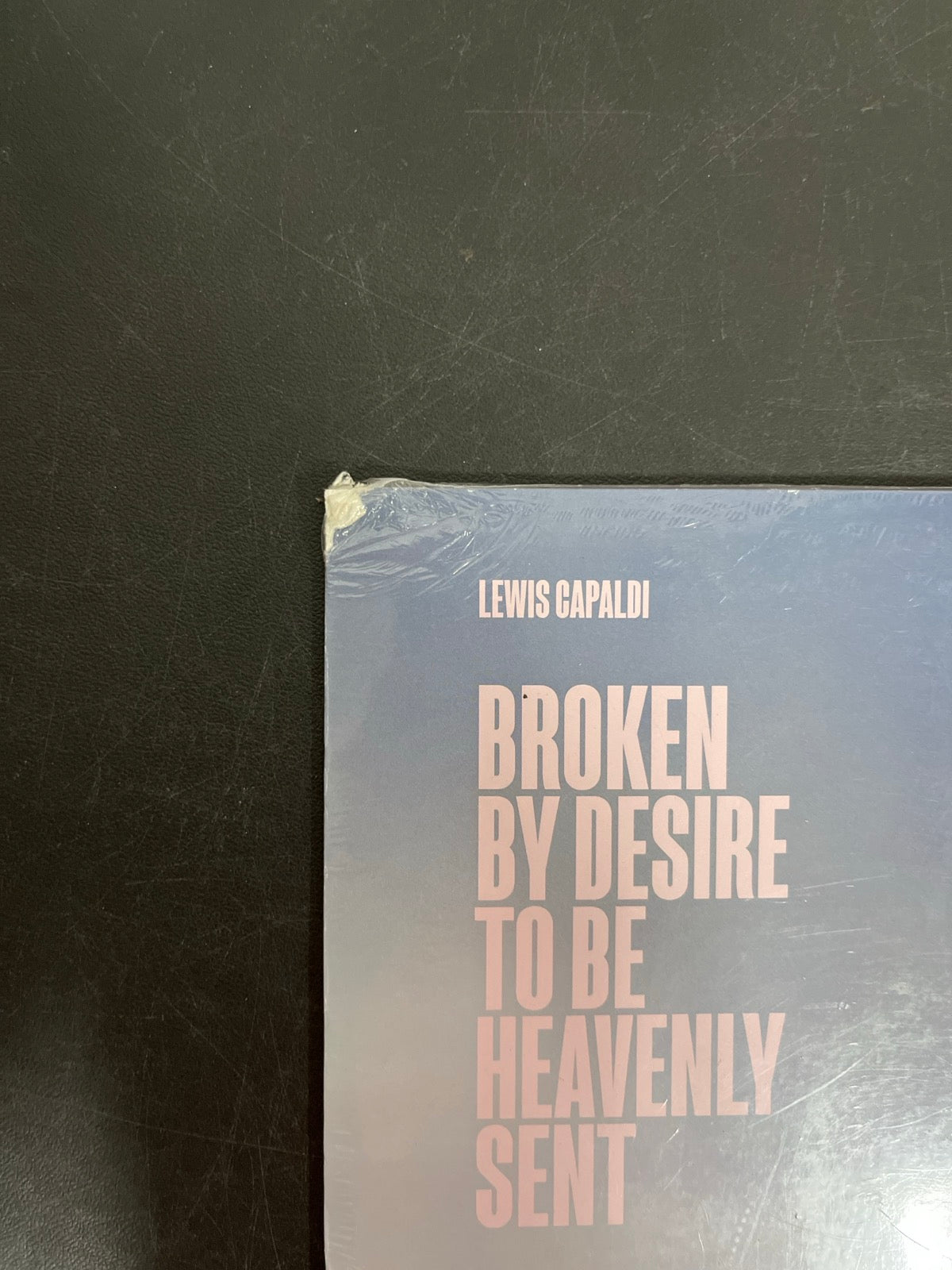 BACK_TL - Lewis Capaldi - Broken by Desire To Be ... LE Blue Vinyl USED NOT TESTED