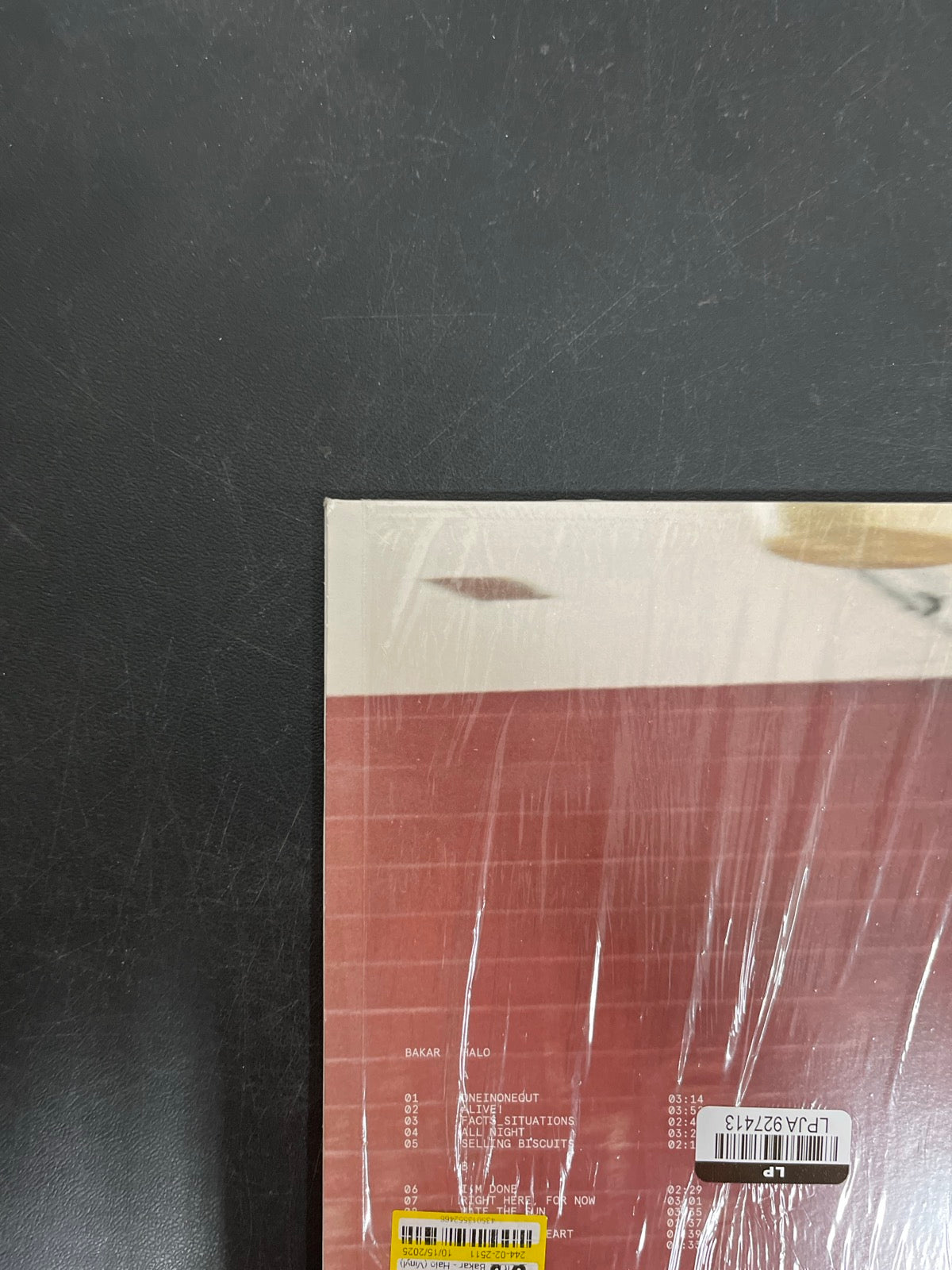 BACK_TL - Bakar - Halo LE Clear Vinyl USED NOT TESTED