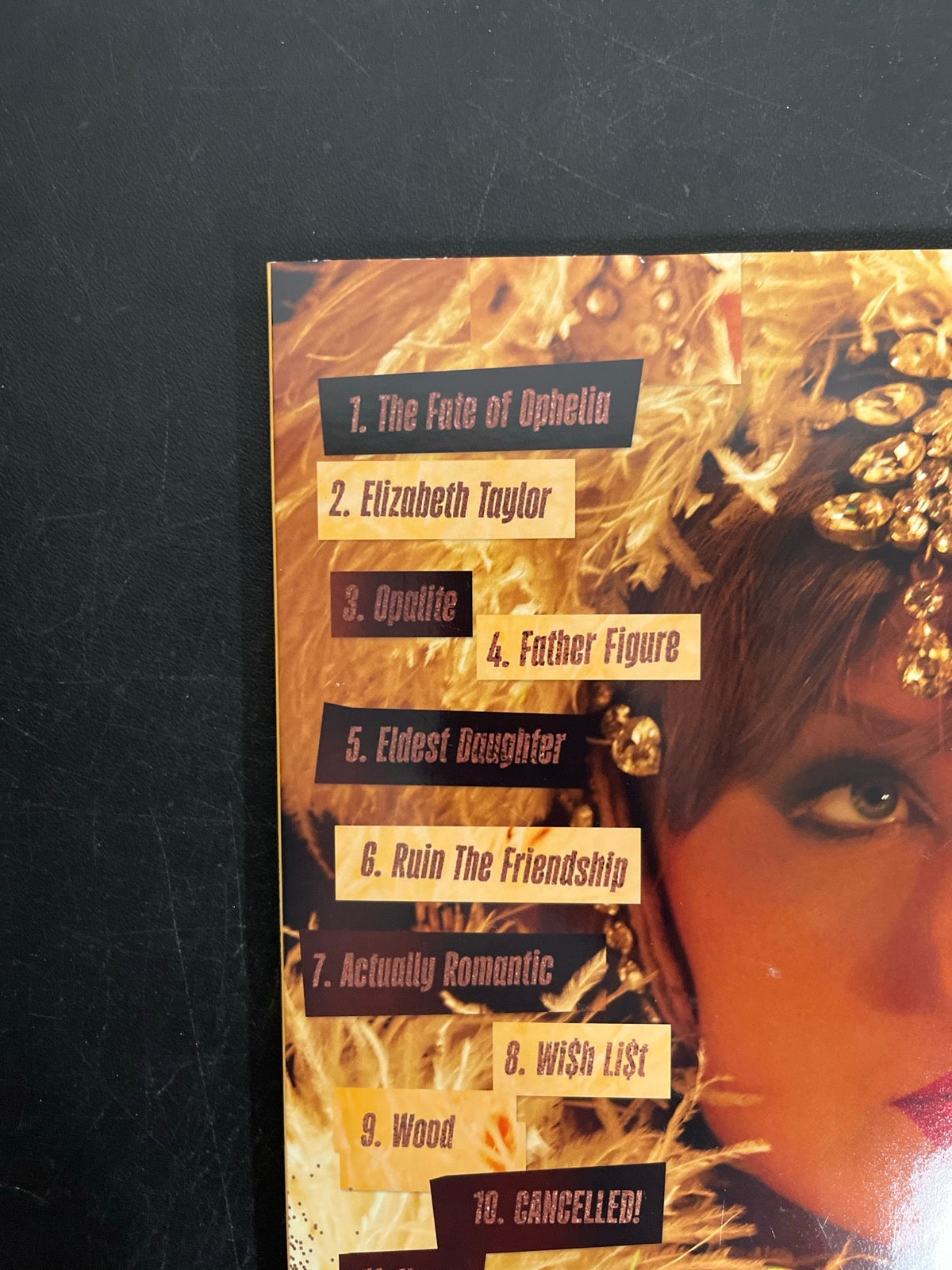BACK_TL - Taylor Swift - The Life of a ... LE 180gm Pink Yellow Vinyl USED NOT TESTED