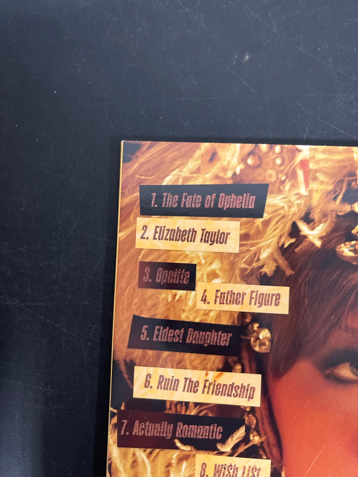 BACK_TL - Taylor Swift - The Life of a ... LE 180gm Pink Yellow Vinyl USED NOT TESTED