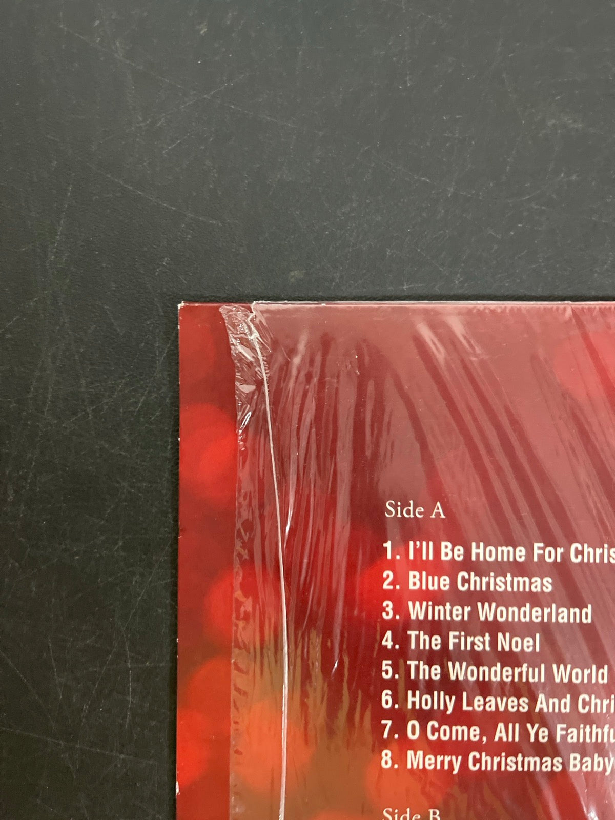 BACK_TL - Elvis Presley - The Classic Christmas Album LE White Vinyl USED NOT TESTED