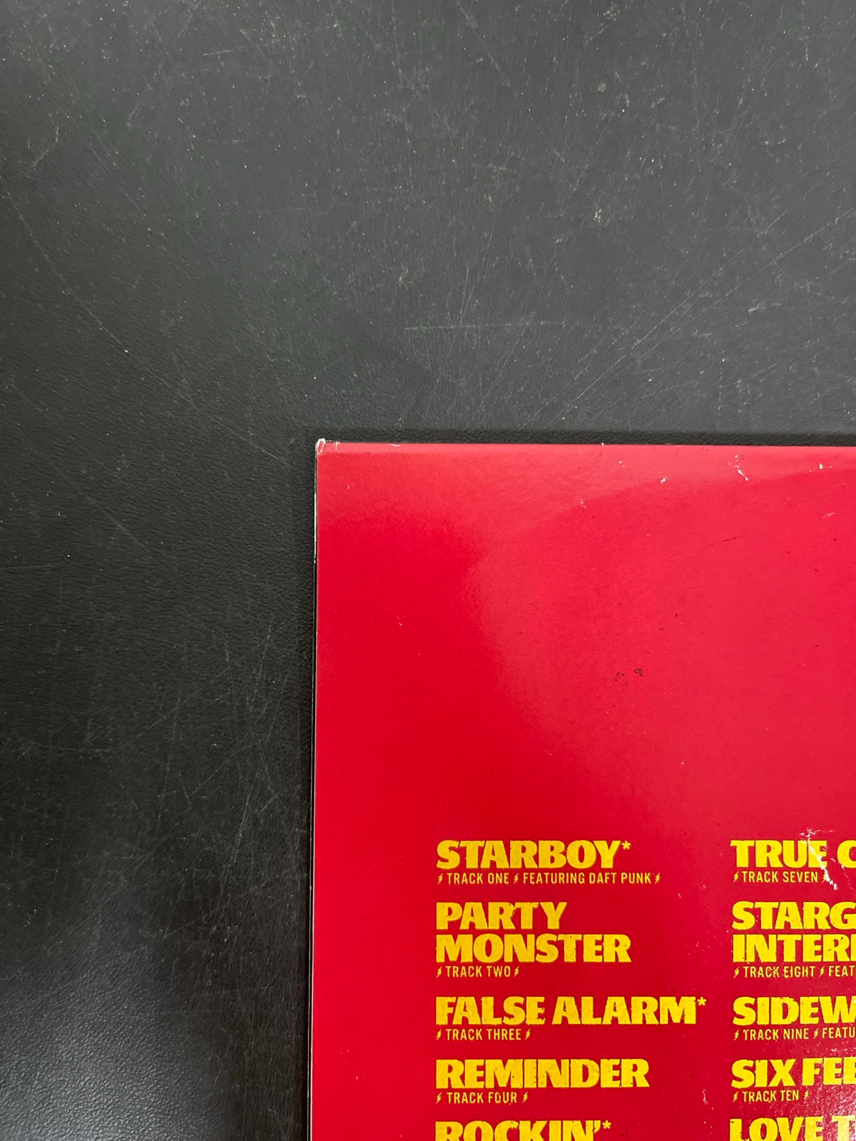 BACK_TL - The Weeknd - Starboy LE Blue Vinyl USED NOT TESTED
