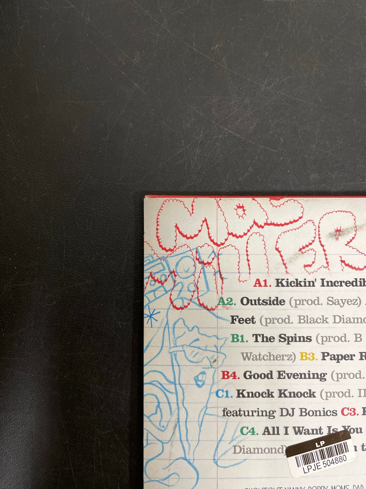 BACK_TL - Mac Miller - K.I.D.S. LE Blue / Red / Yellow Vinyl USED NOT TESTED