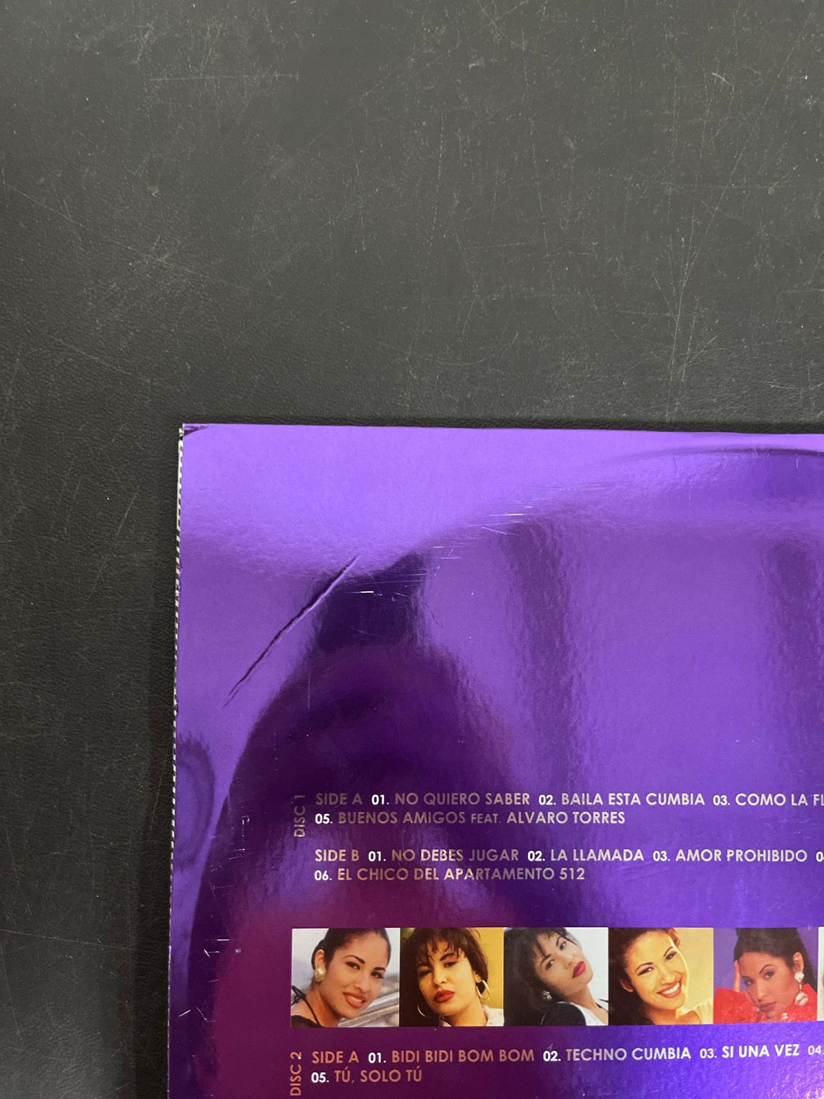 BACK_TL - Selena - Ones Greatest Hits LE Picture Disc Vinyl USED NOT TESTED