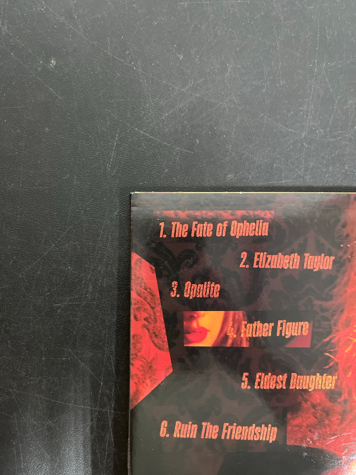 BACK_TL - Taylor Swift - The Life Of A... LE Orange Glitter Vinyl USED NOT TESTED