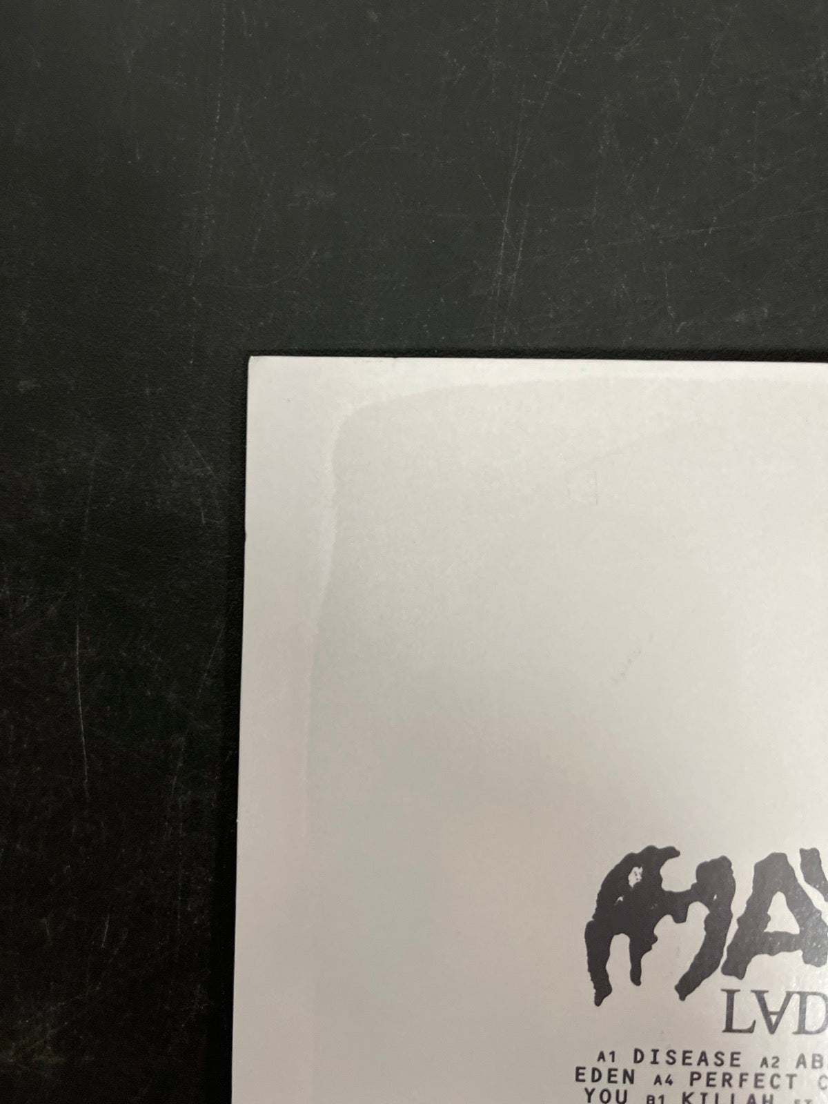 BACK_TL - Lady Gaga - MAYHEM LE Yellow Etched Vinyl USED NOT TESTED