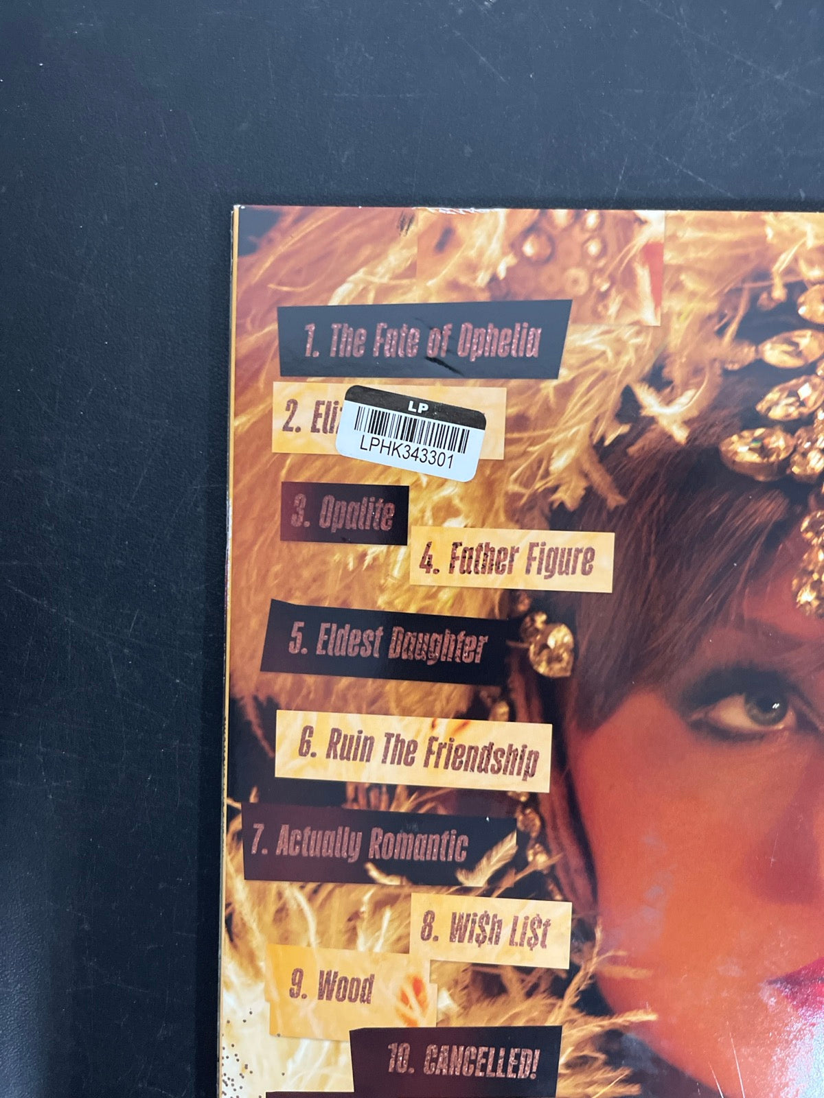 BACK_TL - Taylor Swift - The Life of a ... LE 180gm Pink Yellow Vinyl USED NOT TESTED