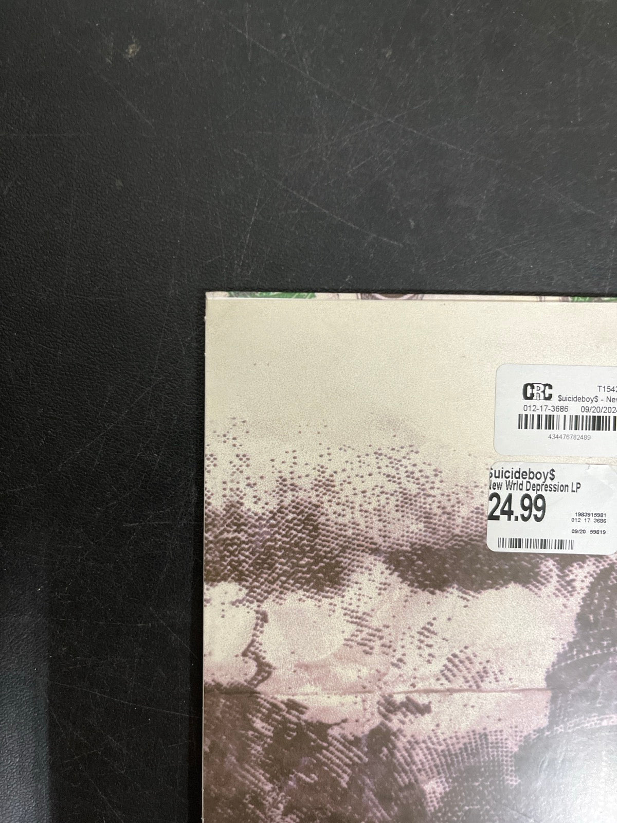 BACK_TL - $uicideboy$ - New World Depression Clear Vinyl USED NOT TESTED