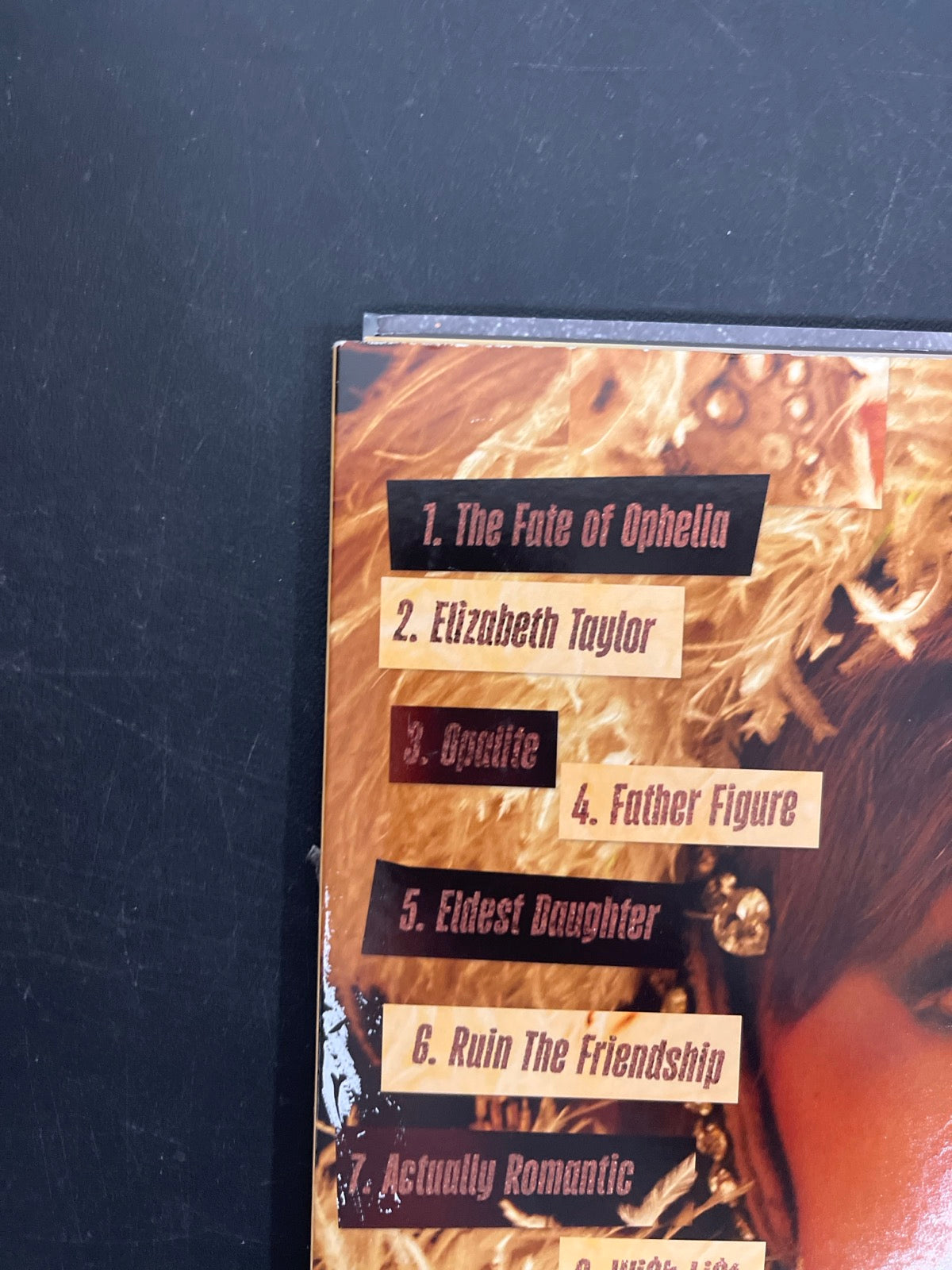 BACK_TL - Taylor Swift - The Life of a ... LE Pink Yellow Vinyl USED NOT TESTED