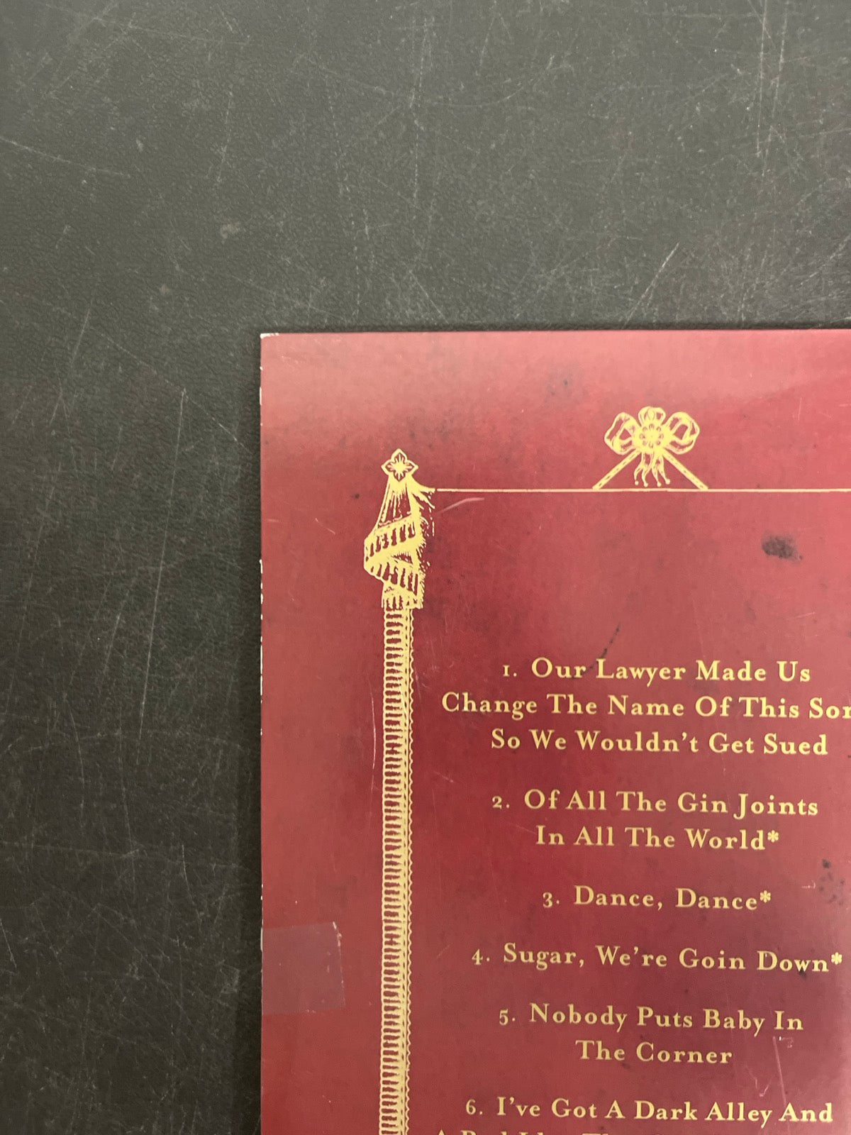 BACK_TL - Fall Out Boy - From Under The ... LE Gold / Black Vinyl USED NOT TESTED