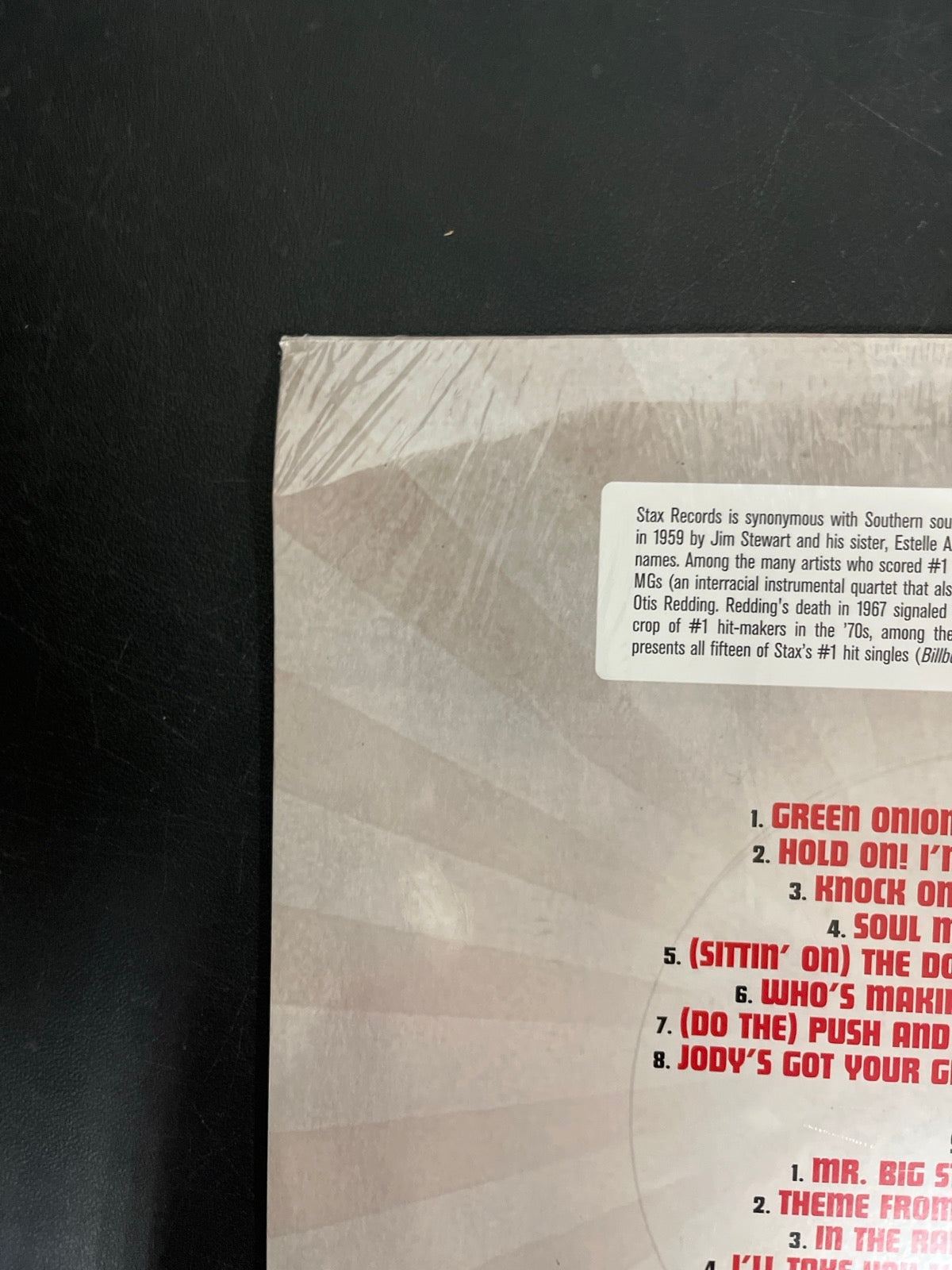 BACK_TL - Stax Number Ones LE Red Vinyl USED NOT TESTED