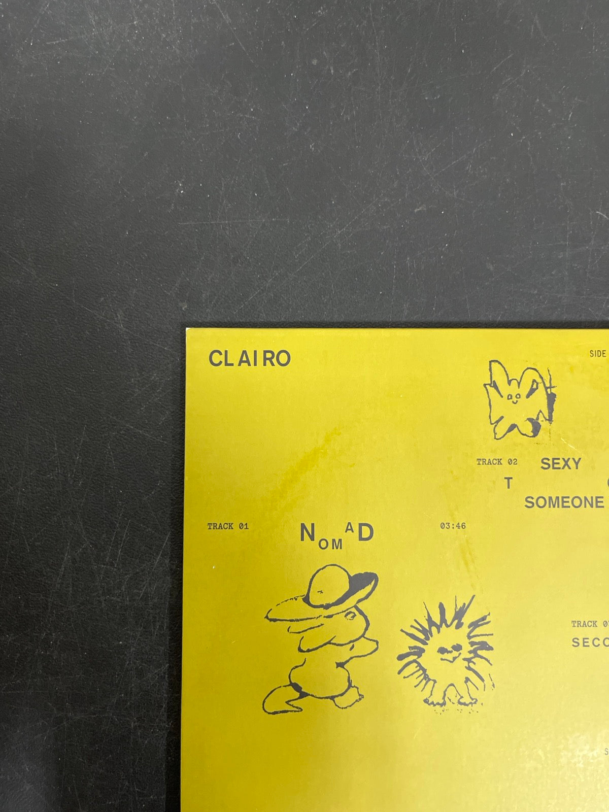 BACK_TL - Clairo - Charm 1st Anniv. LE 3 Color Striped Vinyl USED NOT TESTED