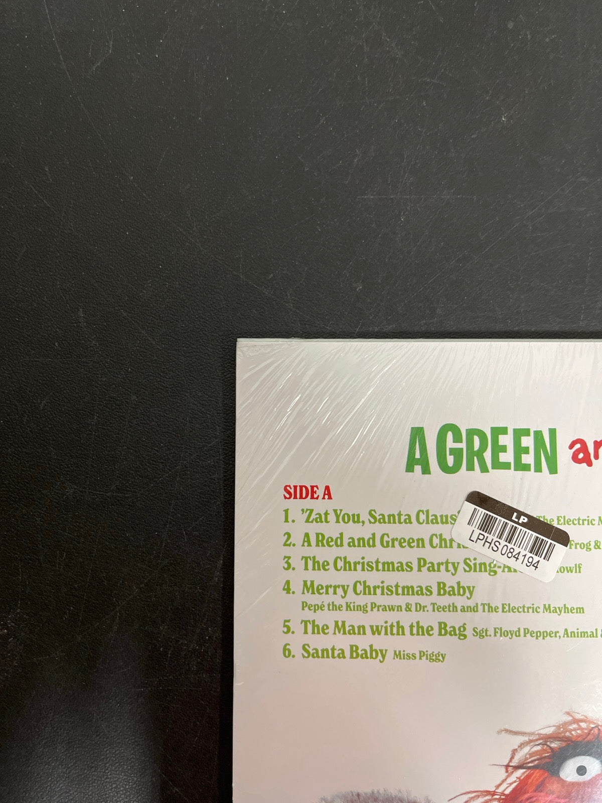 BACK_TL - The Muppets - A Green and Red Christmas LE Red Vinyl USED NOT TESTED