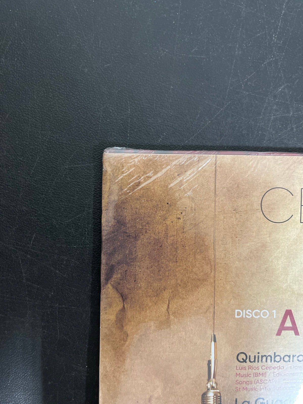 BACK_TL - Celia Cruz - Éxitos Eternos: Centenn ... LE Cherry Marble Vinyl USED NOT TESTED