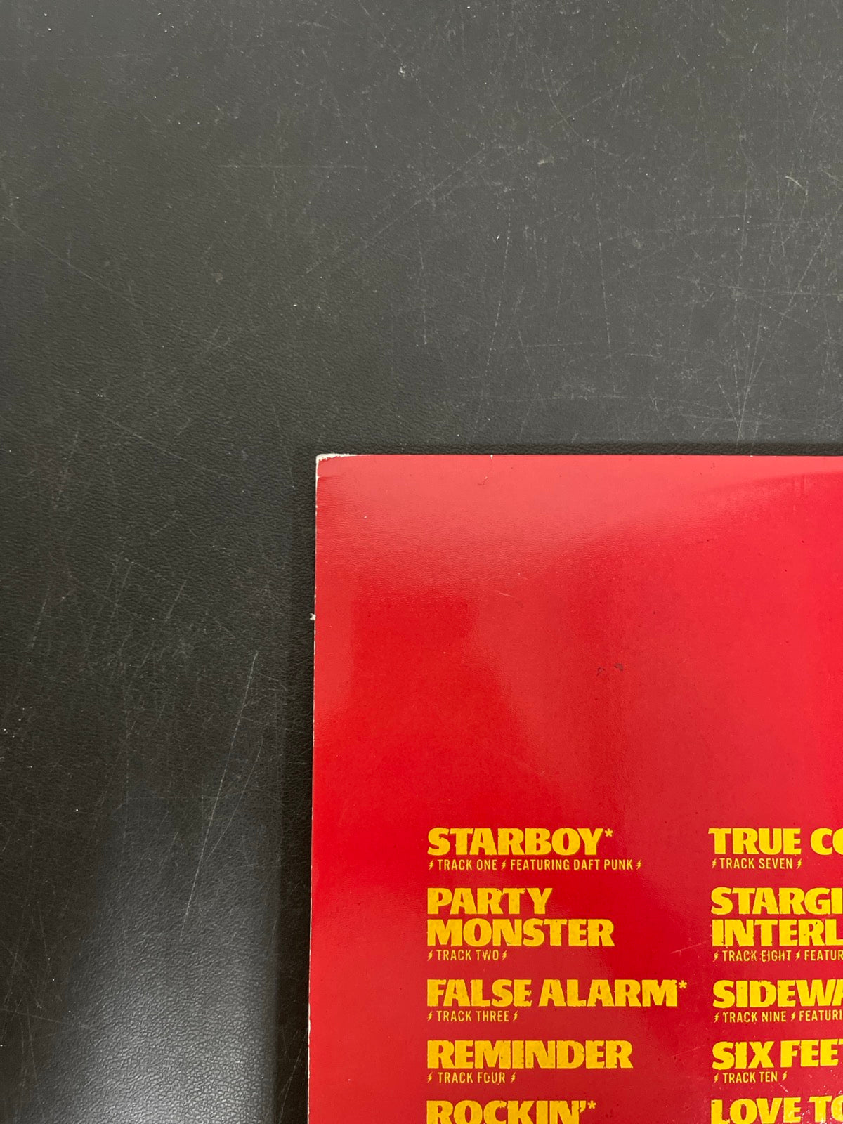 BACK_TL - The Weeknd - Starboy LE Blue Vinyl USED NOT TESTED