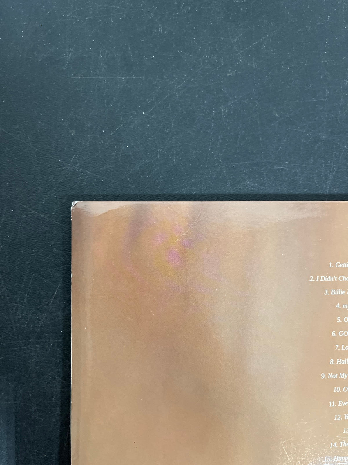 BACK_TL - Billie Eilish - Happier Than Ever LE Light Blue Etched Vinyl USED NOT TESTED