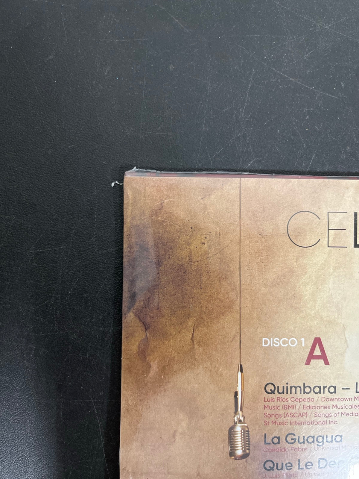 BACK_TL - Celia Cruz - Éxitos Eternos: Centenn ... LE Cherry Marble Vinyl USED NOT TESTED