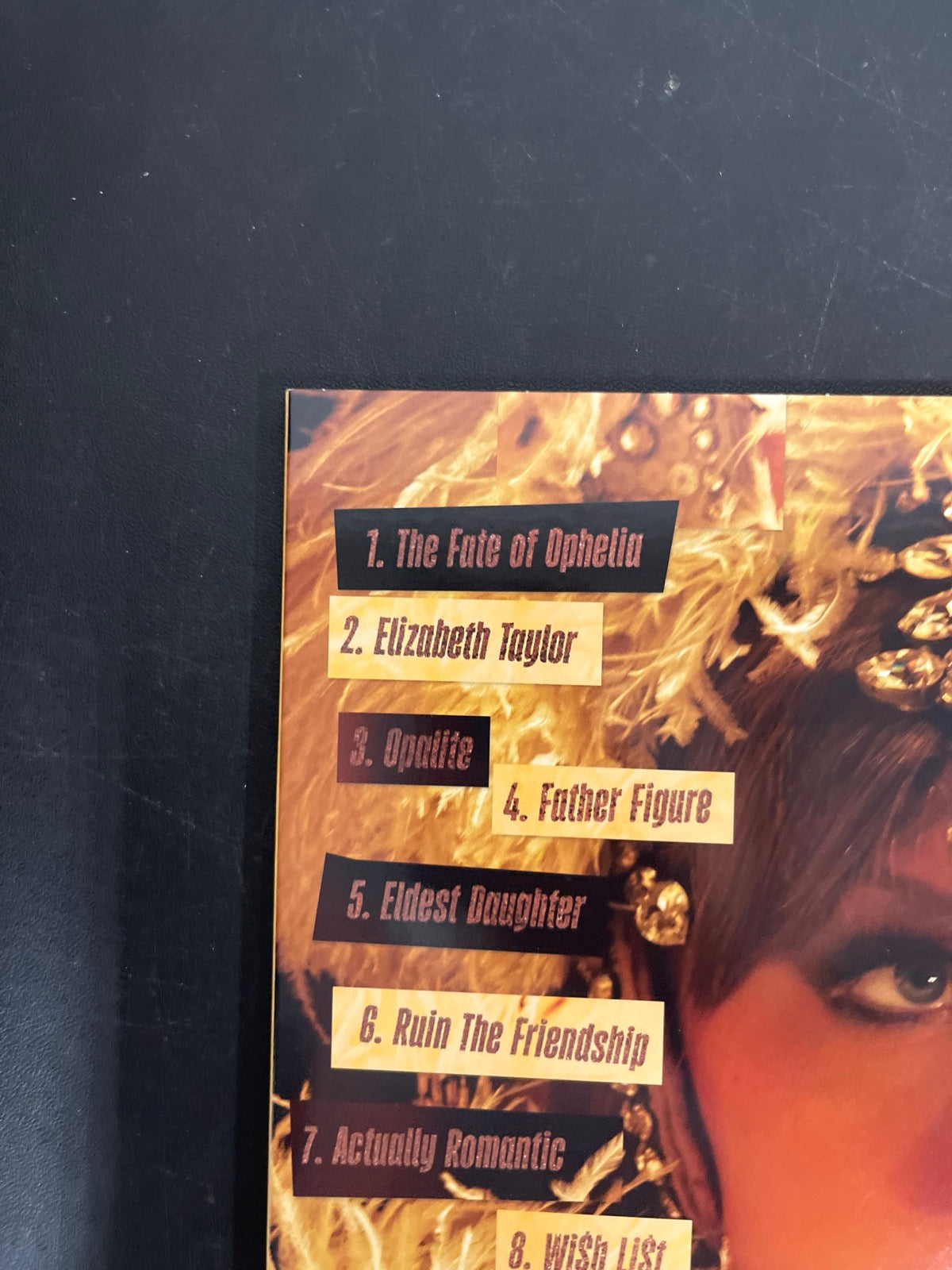 BACK_TL - Taylor Swift - The Life of a ... LE 180gm Pink Yellow Vinyl USED NOT TESTED