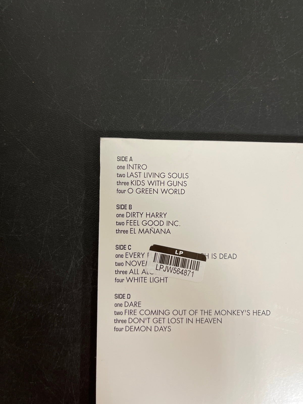 BACK_TL - Gorillaz - Demon Days Reissue Vinyl USED NOT TESTED