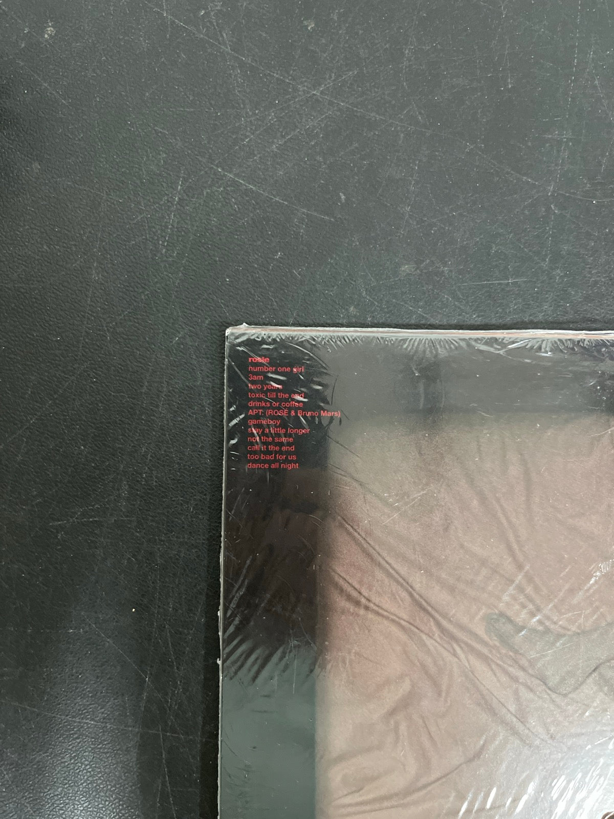 BACK_TL - Rosé - Rosie LE Red Vinyl USED NOT TESTED
