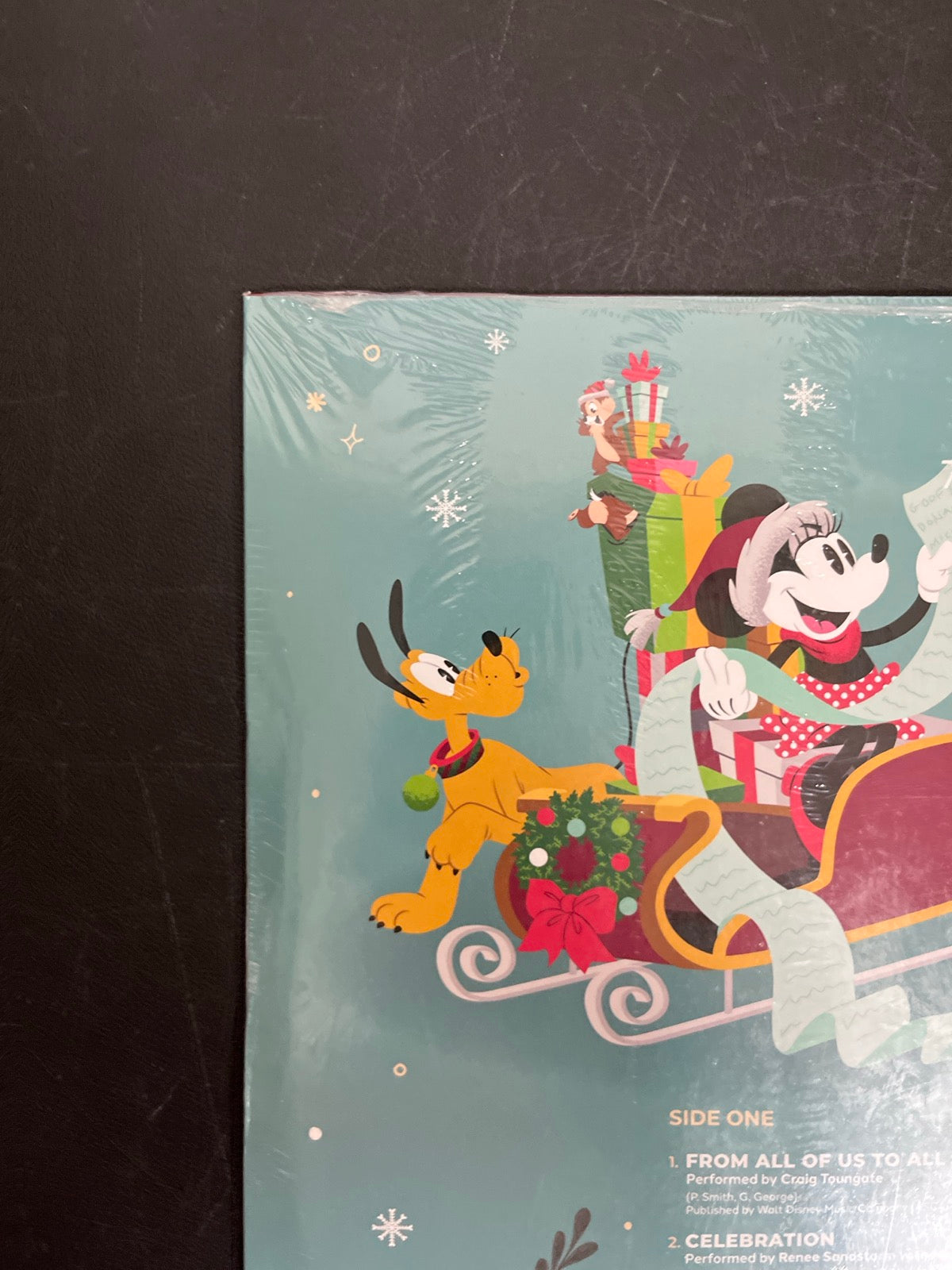BACK_TL - Disney Holiday Celebration Green Vinyl USED NOT TESTED