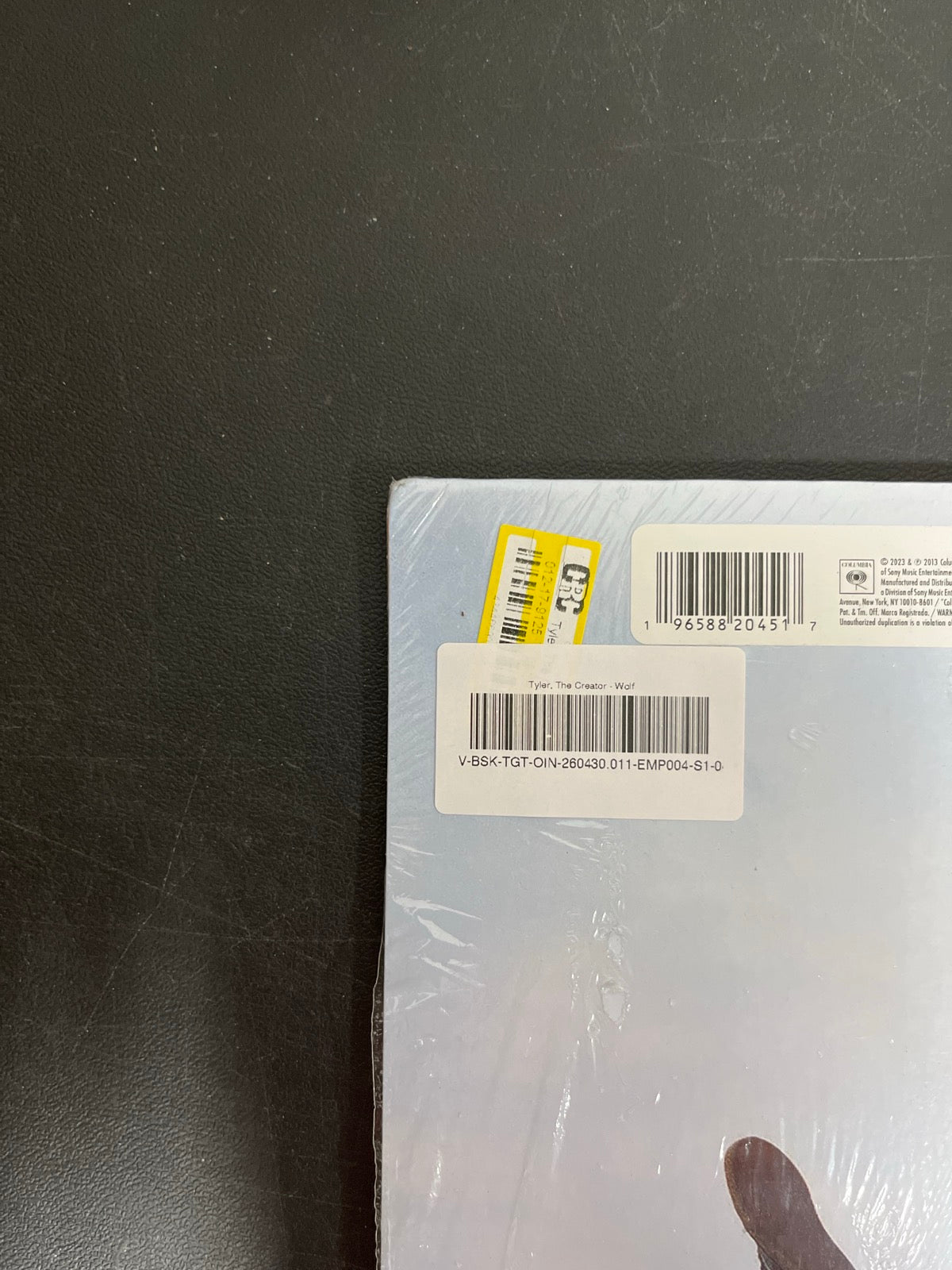BACK_TL - Tyler, The Creator - Wolf LE Pink Vinyl USED NOT TESTED