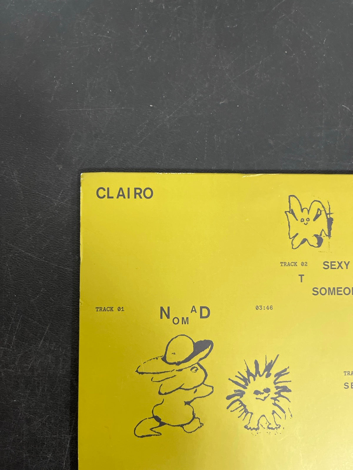 BACK_TL - Clairo - Charm 1st Anniv. LE 3 Color Striped Vinyl USED NOT TESTED
