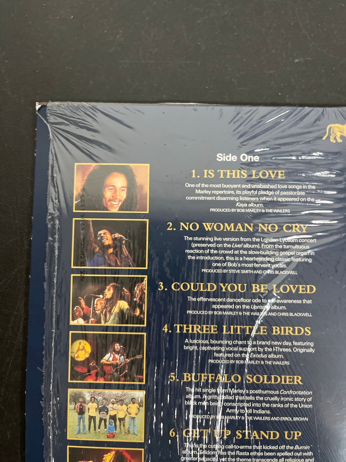 BACK_TL - Bob Marley & The Wailers - Legend... LE Gold Vinyl USED NOT TESTED
