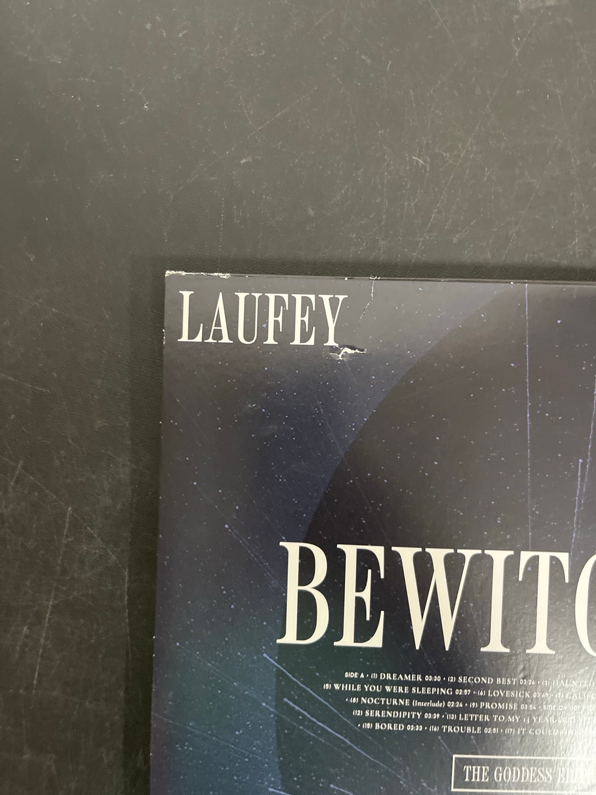 BACK_TL - Laufey - Bewitched: The Goddess Edition LE Blue Vinyl USED NOT TESTED