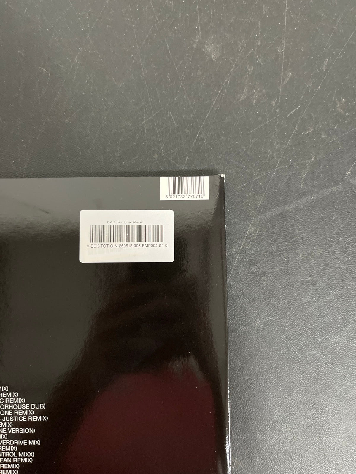 BACK_TR - Daft Punk - Human After All 20th Anniv LE 180gm Vinyl USED NOT TESTED