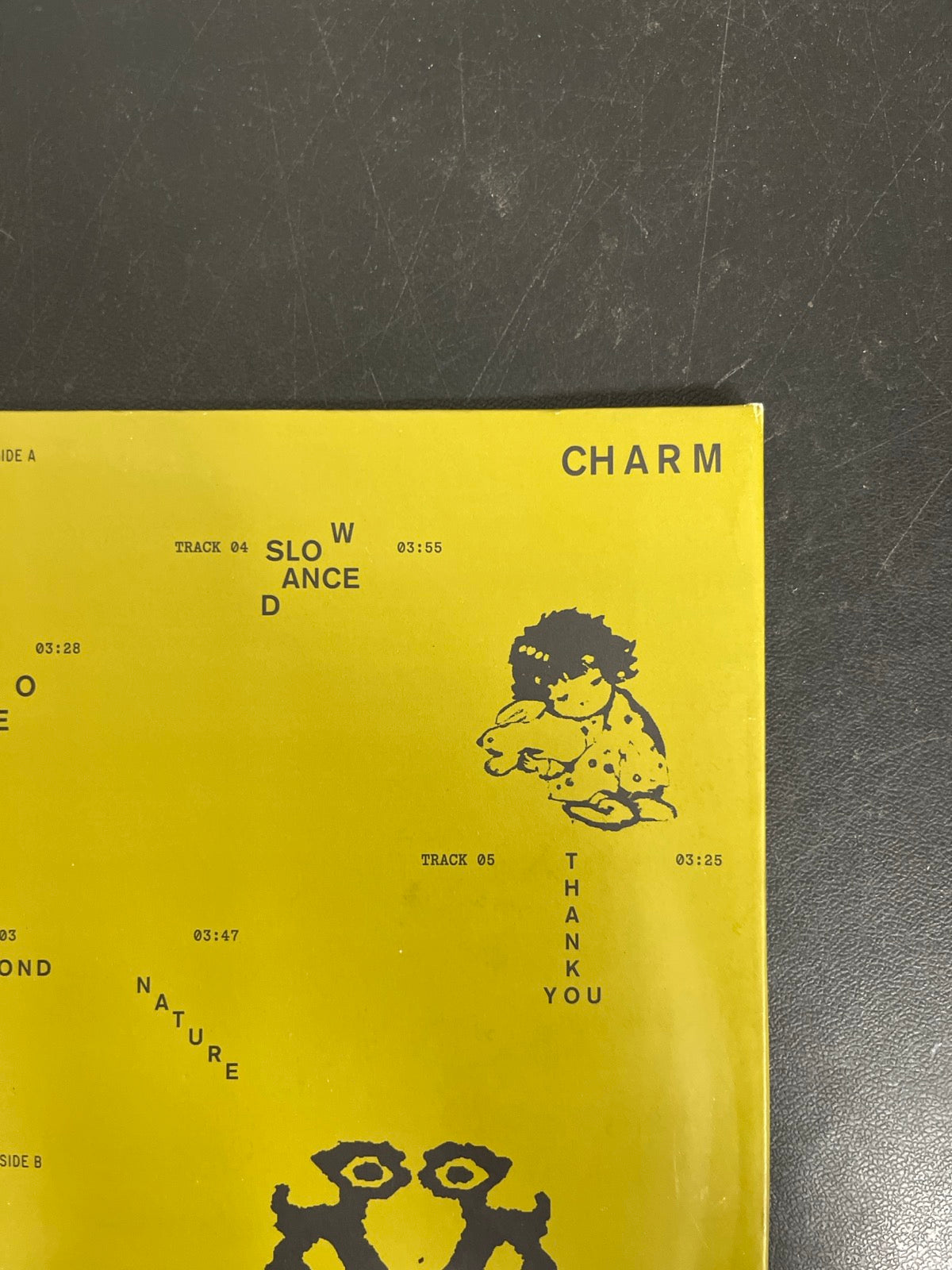 BACK_TR - Clairo - Charm 1st Anniv. LE 3 Color Striped Vinyl USED NOT TESTED
