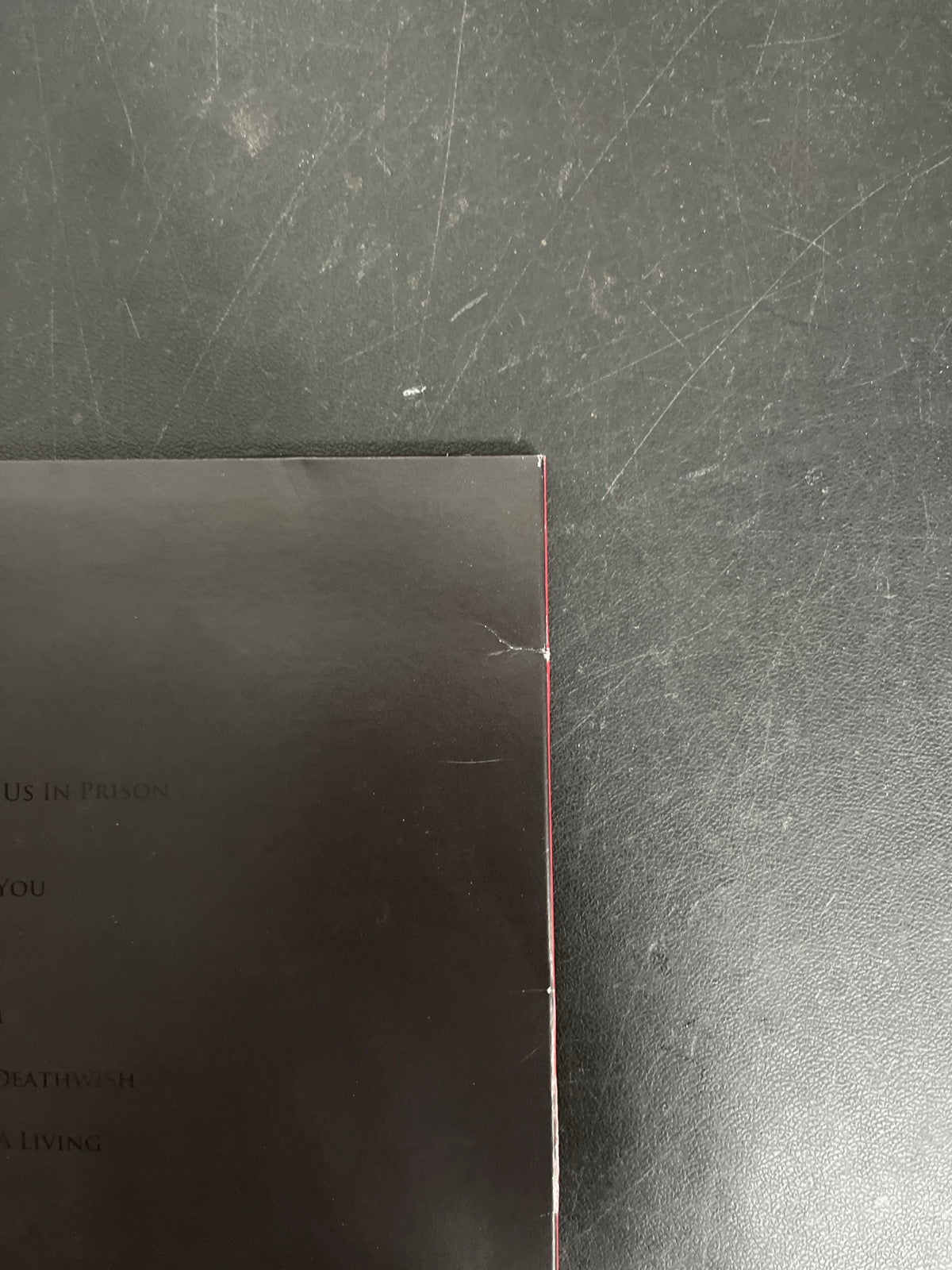 BACK_TR - My Chemical Romance - Three Cheers ... LE Red / Black Vinyl USED NOT TESTED