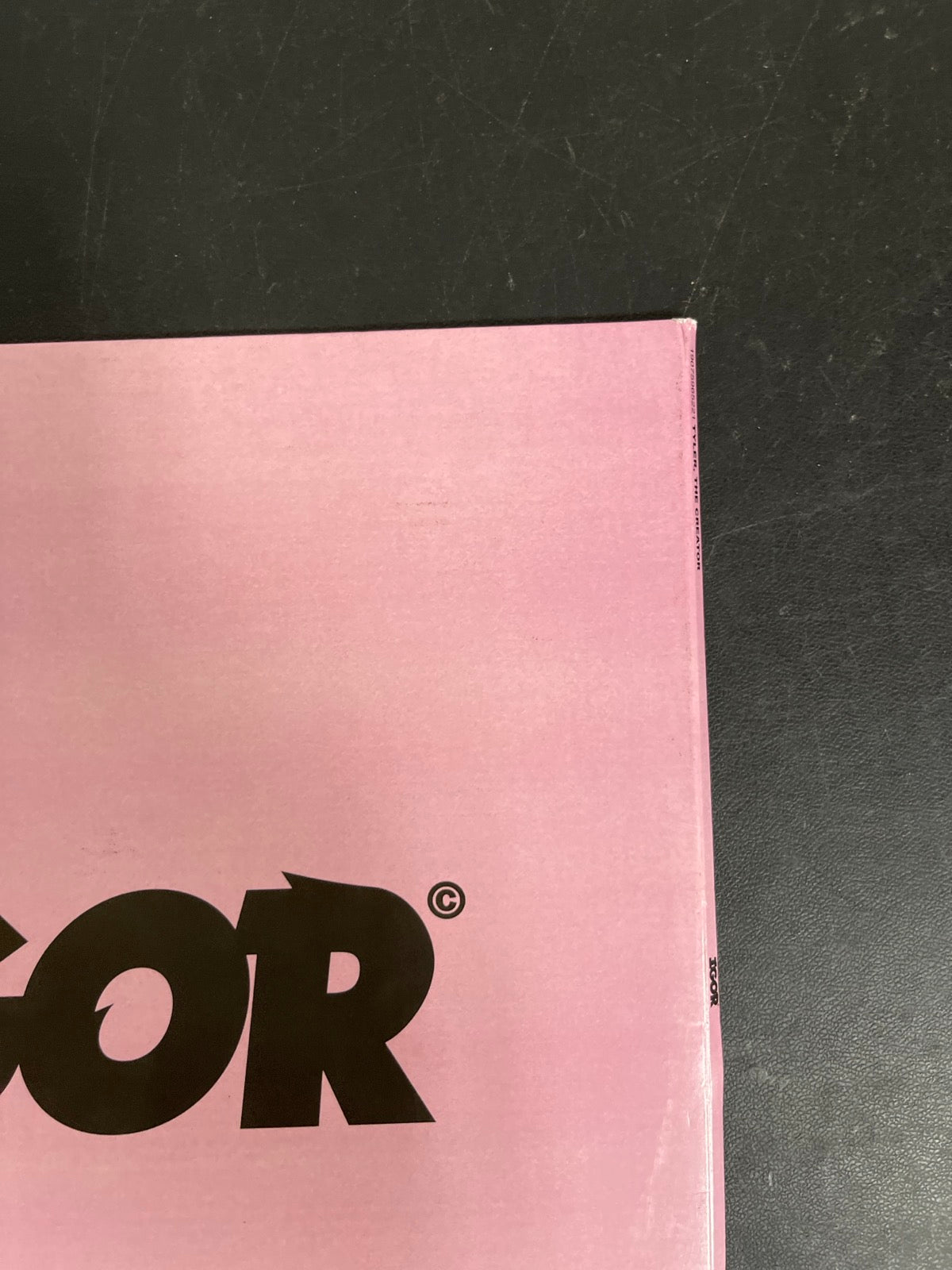 BACK_TR - Tyler, The Creator - IGOR Black Vinyl USED NOT TESTED