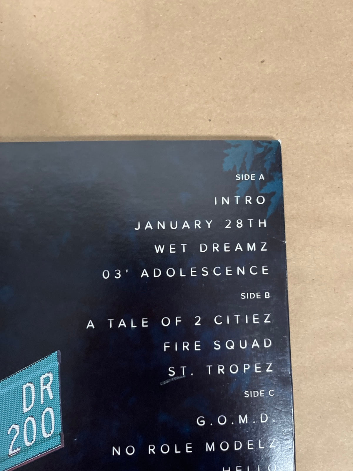 BACK_TR - J. Cole - 2014 Forest Hills Drive Anniversary Ed. Red Vinyl USED NOT TESTED