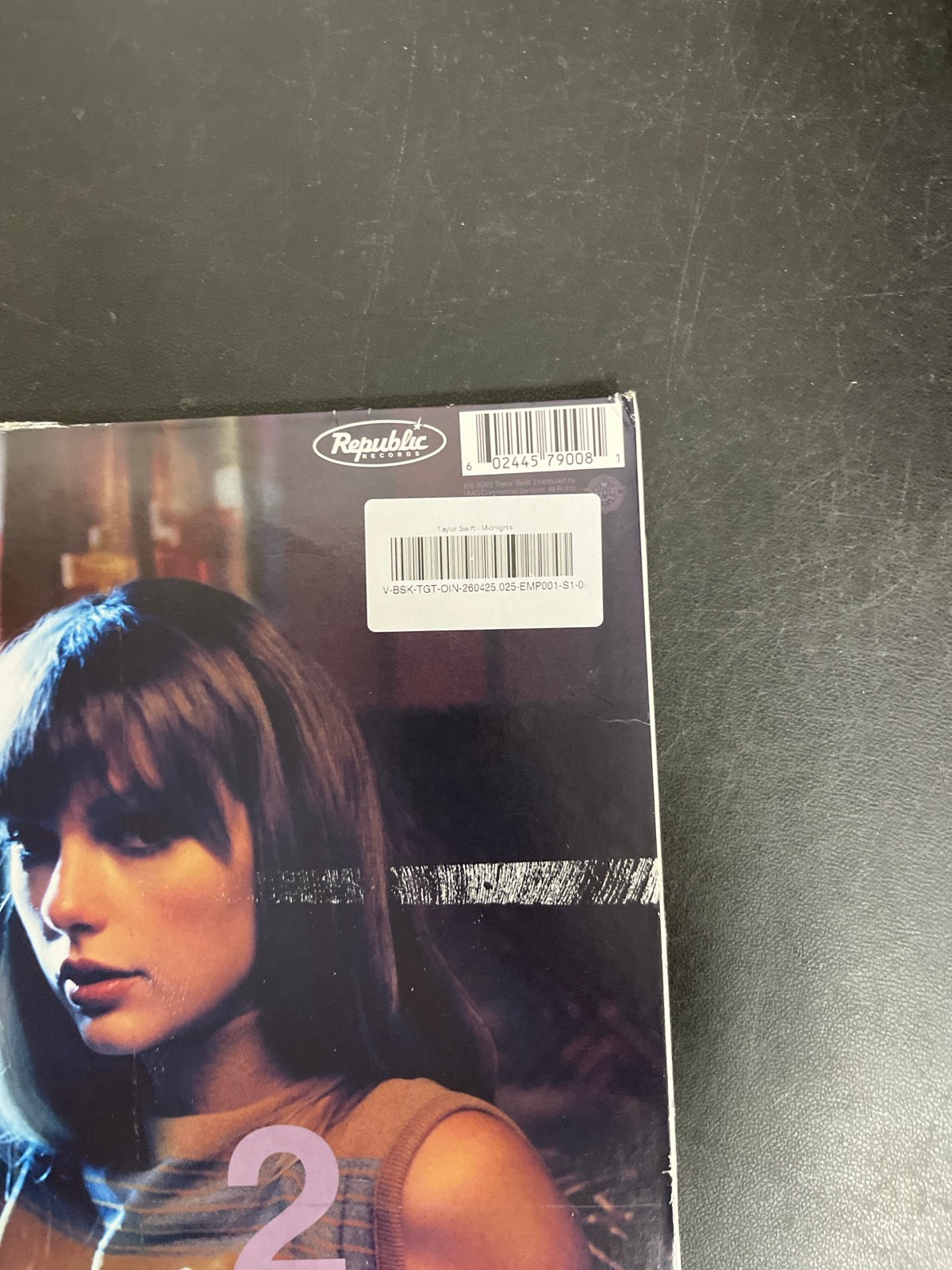 BACK_TR - Taylor Swift - Midnights Reissue Lavender Vinyl USED NOT TESTED
