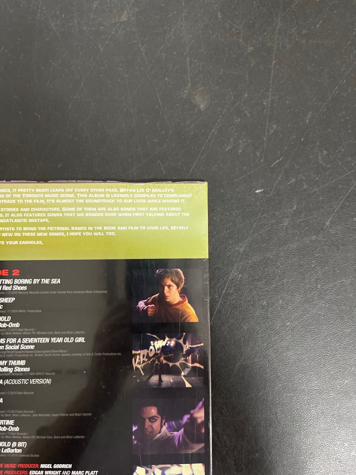 BACK_TR - Scott Pilgrim vs. the World OST LE Blue/Green Splatter Vinyl SEALED NOT TESTED