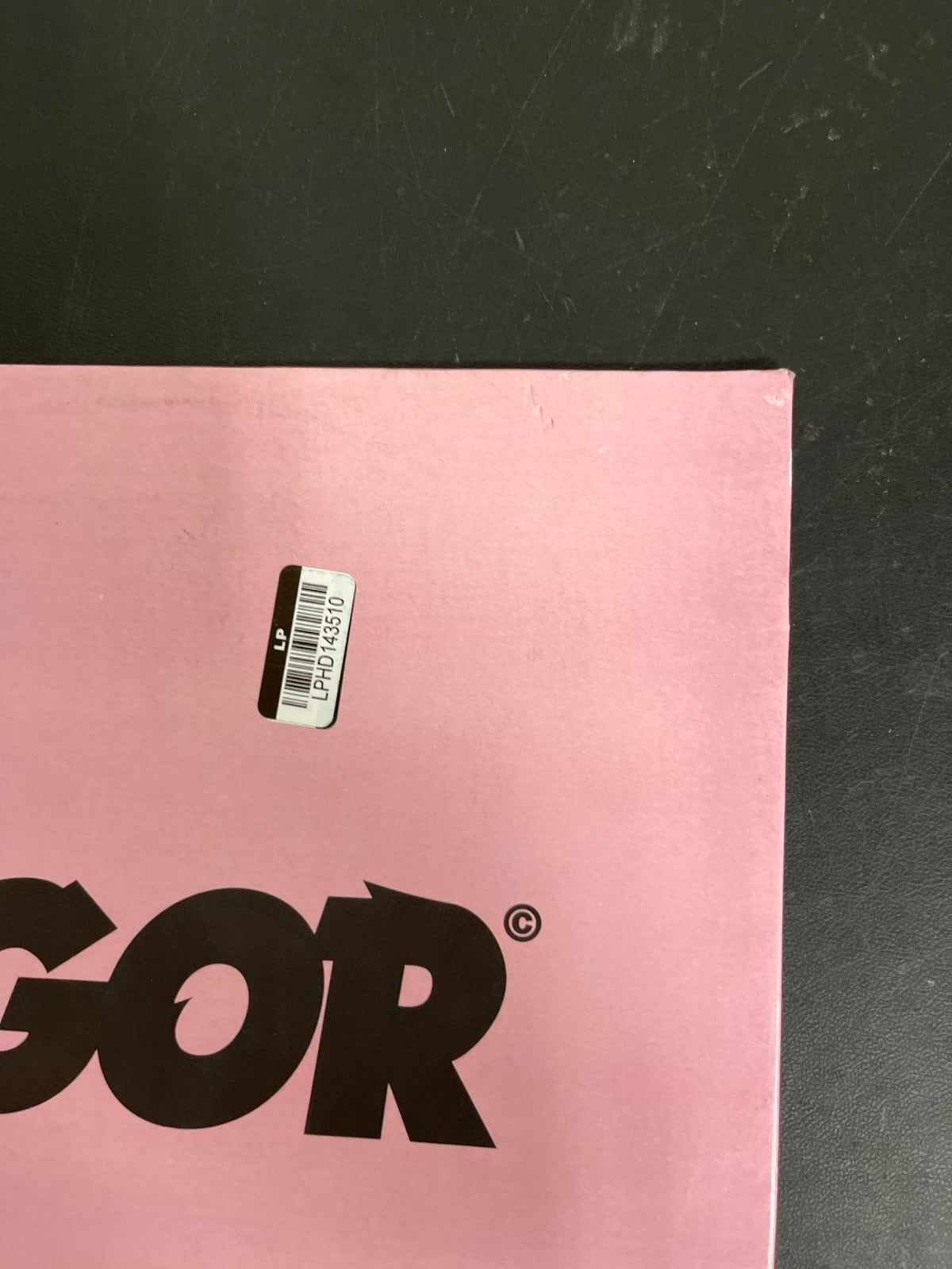 BACK_TR - Tyler, The Creator - IGOR Black Vinyl USED NOT TESTED
