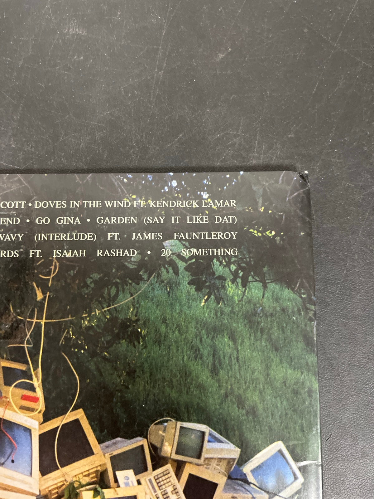 BACK_TR - SZA - Ctrl LE Translucent Green Vinyl USED NOT TESTED