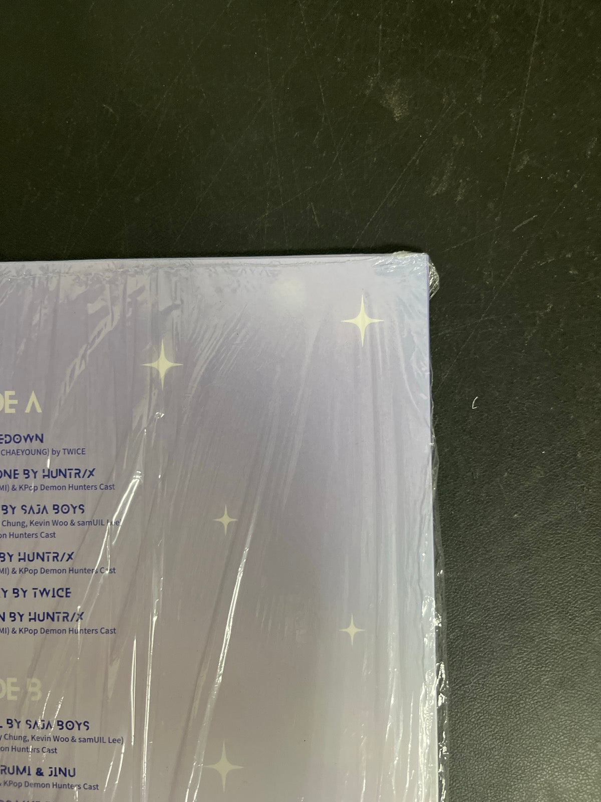 BACK_TR - K-Pop Demon Hunters OST... Target Exclusive Violet Vinyl USED NOT TESTED