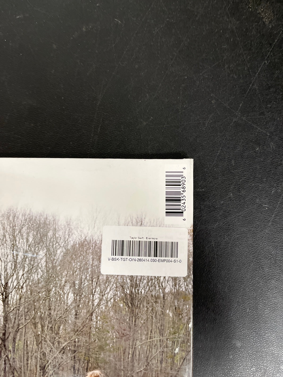 BACK_TR - Taylor Swift - Evermore LE Translucent Red Etched Vinyl USED NOT TESTED