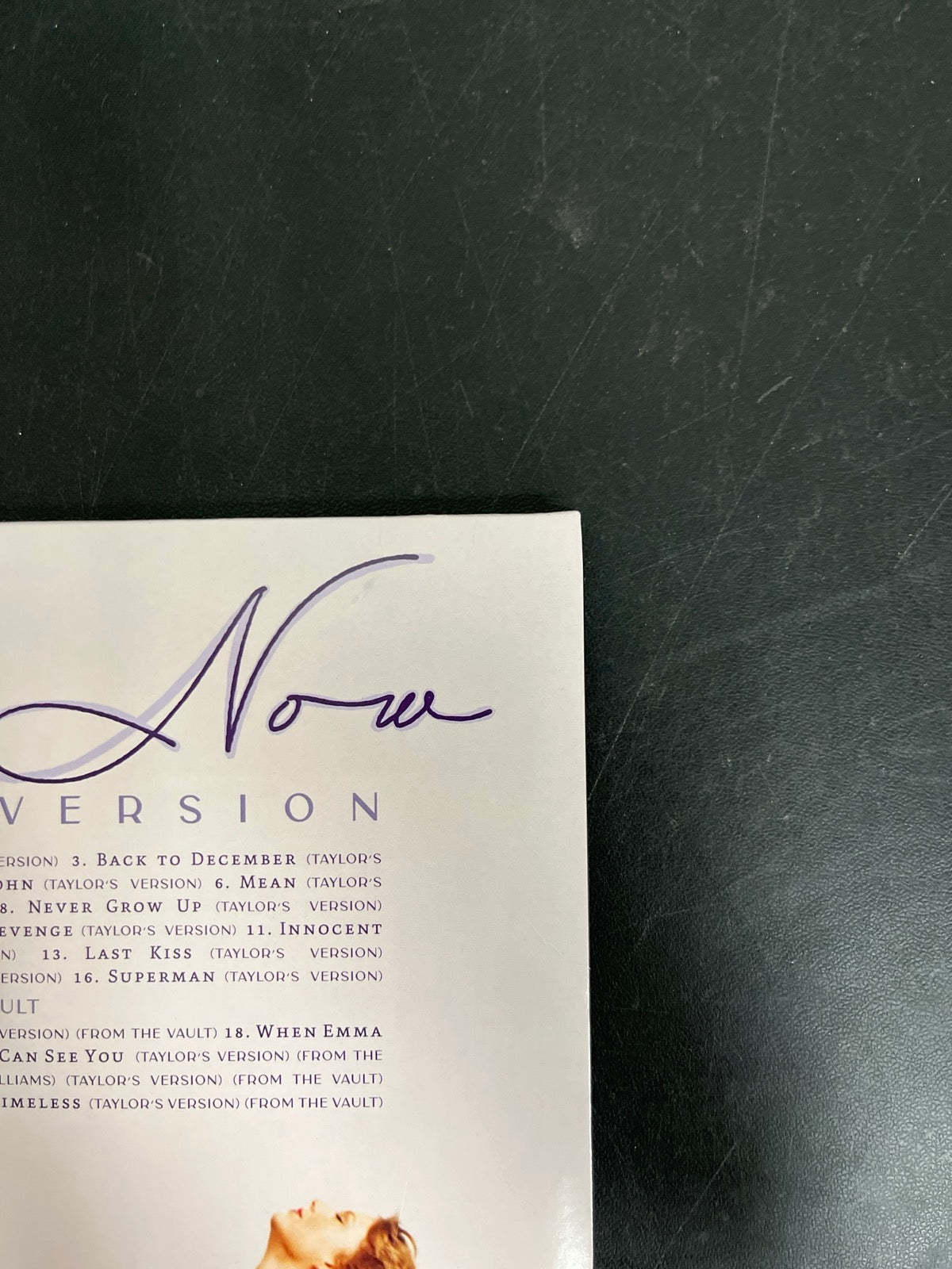 BACK_TR - Taylor Swift - Speak Now Taylor's Version LE Lilac Marble Vinyl USED NOT TESTED