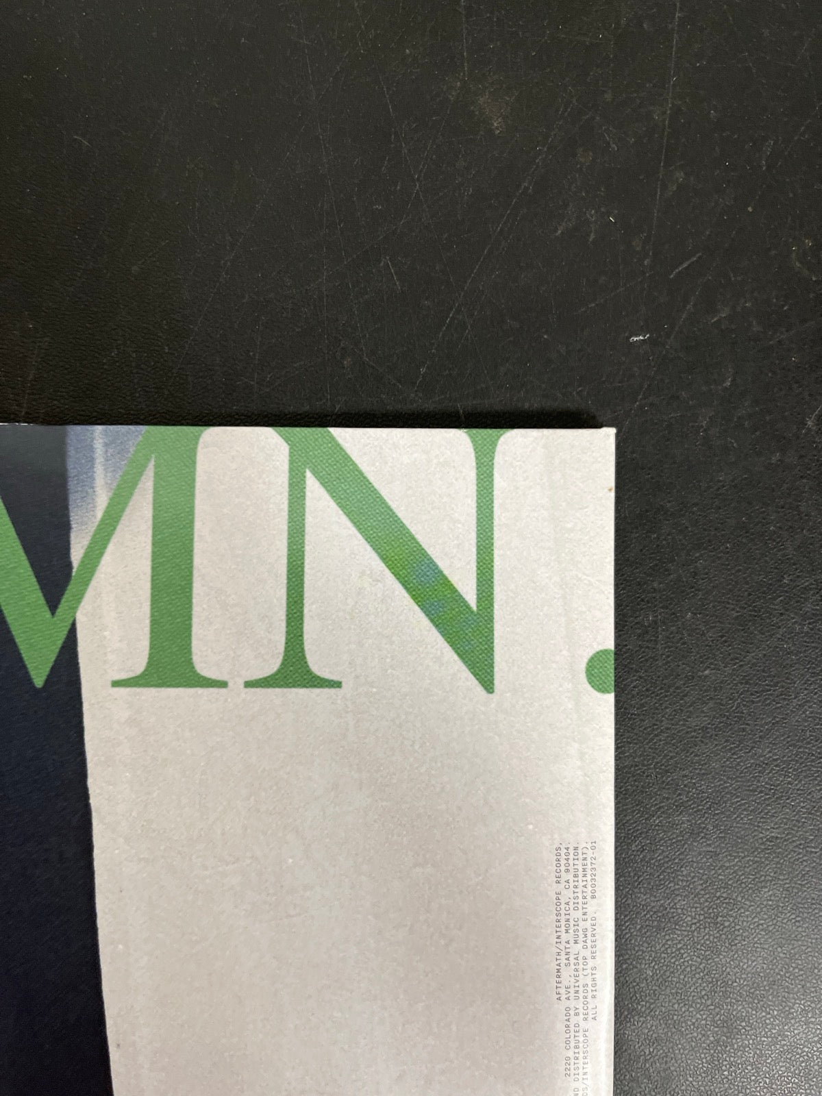 BACK_TR - Kendrick Lamar - DAMN. LE 180gm Green Vinyl USED NOT TESTED