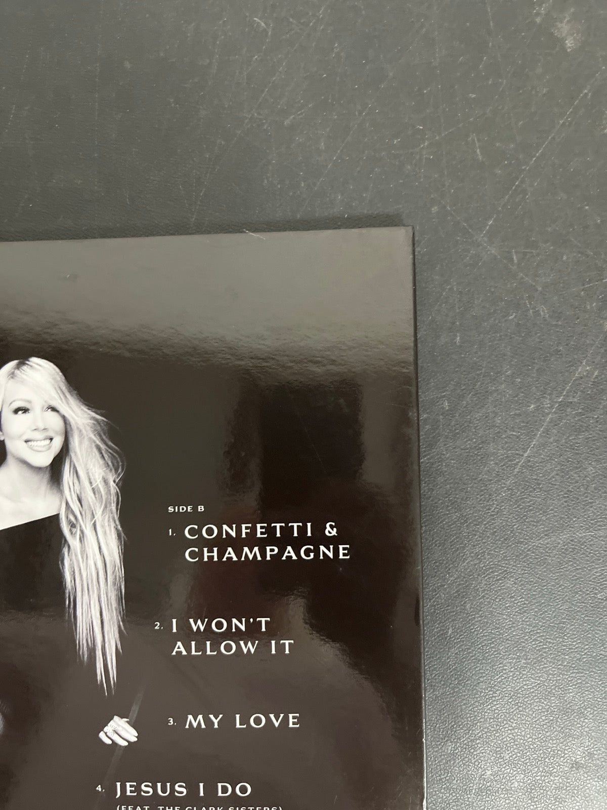 BACK_TR - Mariah Carey - Here For It All LE Honey Vinyl USED NOT TESTED
