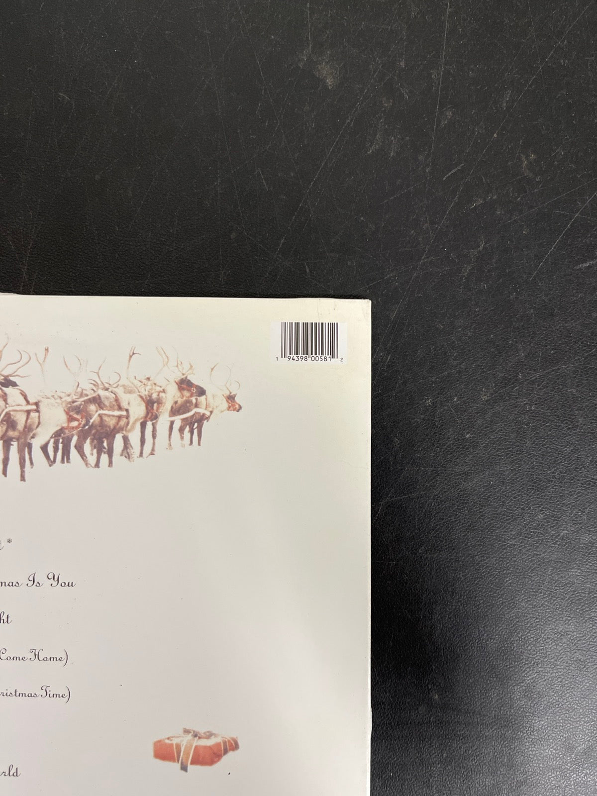 BACK_TR - Mariah Carey - Merry Christmas LE Clear Vinyl SEALED NOT TESTED